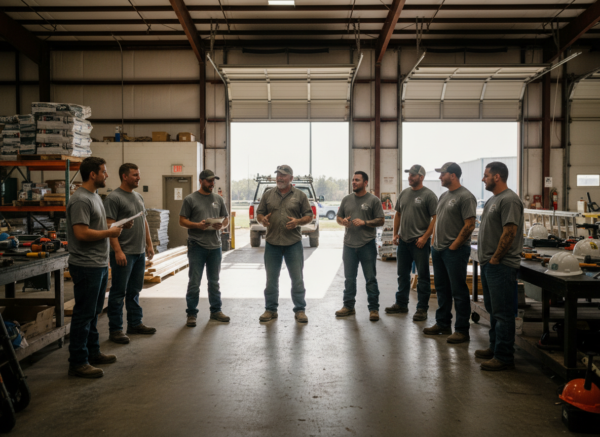 The Tomball Roof Repair team at work in Tomball